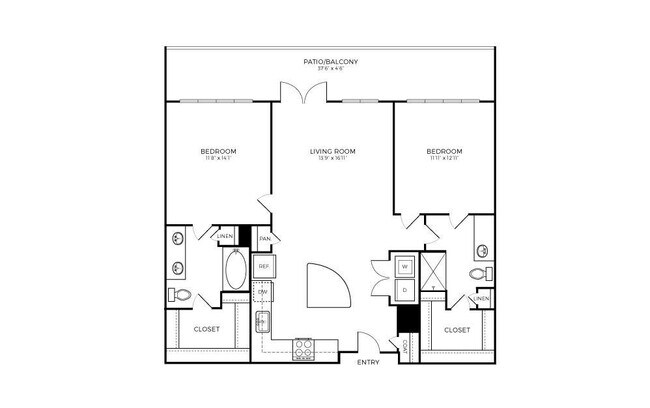 Unit 1336 1336 floor plan